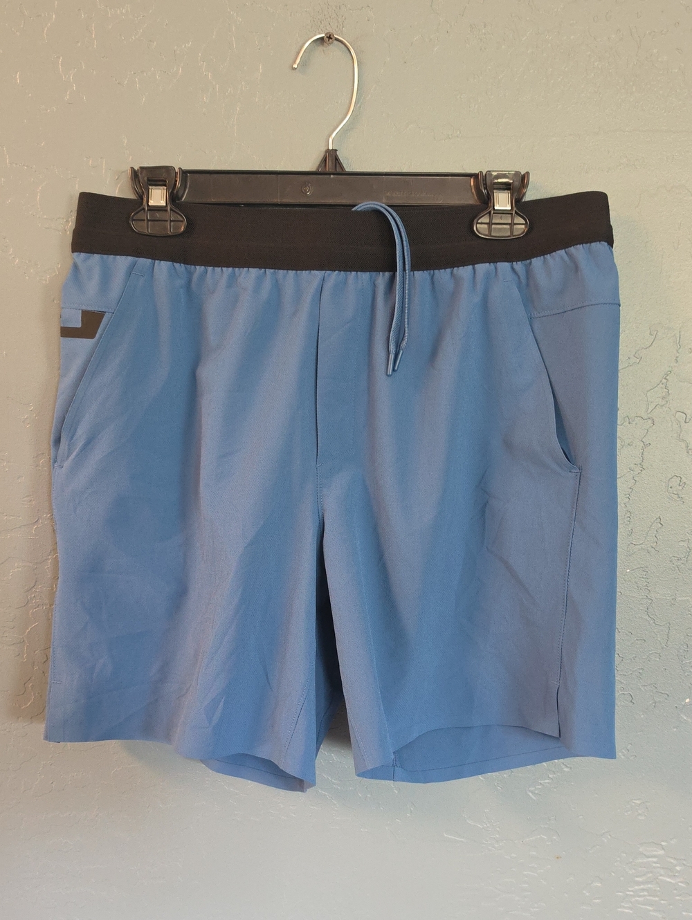 Ten Thousand Blue Interval 7 Inch Athletic Shorts with Black Waistband